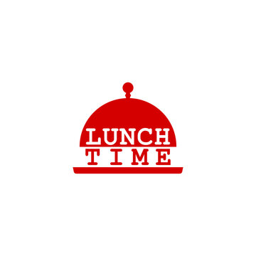 Lunch time icon isolated on transparent background
