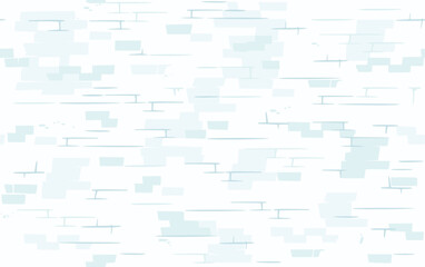 Cartoon Ice Brick Wall, Simple Seamless Background
