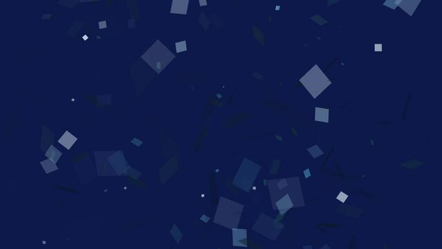Paper documents and notes floating in space 