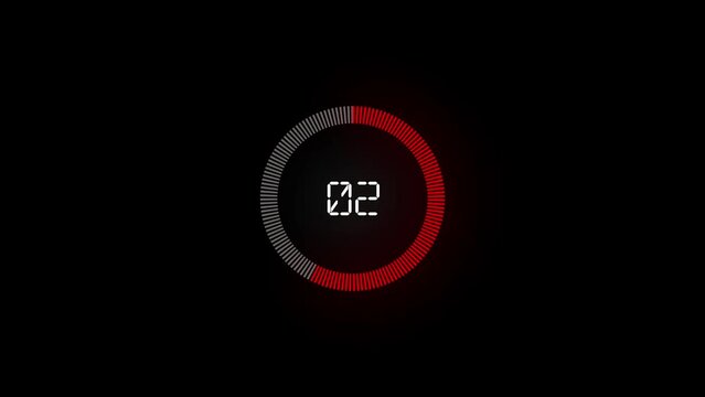 Loading incite come down number one to ten animation with background .