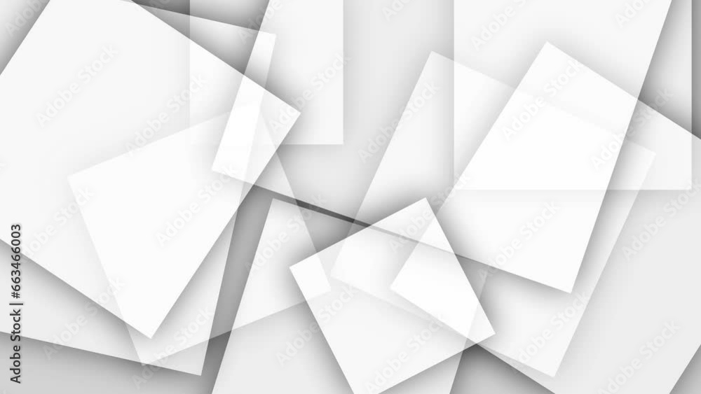 Poster a white color rec-triangle moving display of shadow .background animation