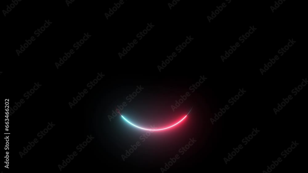 Poster a circle on the stock around the saber line animation on the background .