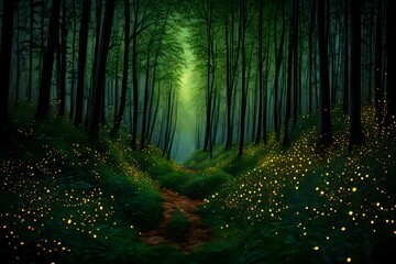 forest in the night