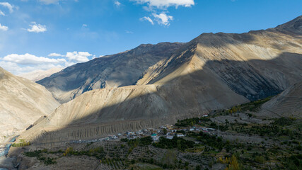 landscape with sky and clouds