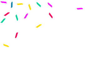 Falling Brush Christmas Vector White Background.