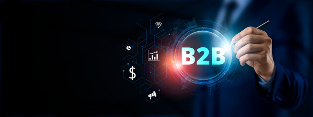 B2B The Digital Business Innovation Concept Revolutionizing the Landscape of Interactions in the Business-to-Business Arena.