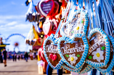 typical ginger bread heart