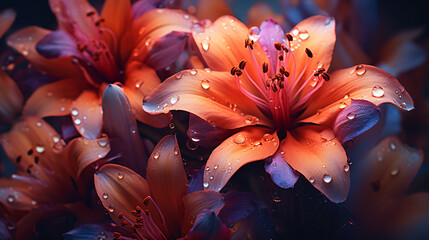 A close-up shot of vibrant blossoms highlights Nature's spectacular radiance.