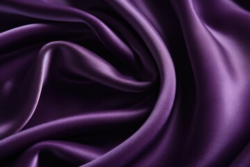 A detailed close-up view of a vibrant purple fabric. This image can be used to showcase textile patterns, color inspiration, or as a background for various design projects.