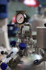manufacturing equipment at food production factory