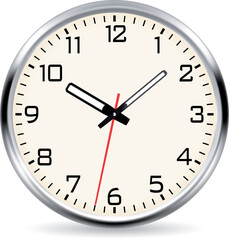 Vector retro-style office clocks. EPS-10