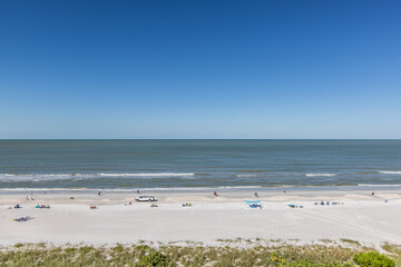 Marco Island South Beach from the Apollo condo Florida