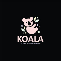koala logo design vector © awaisi