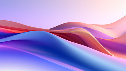 Vivid Chromatic. Abstract Wave Background with Bold and Vibrant Gradient Colors - Powered by Adobe