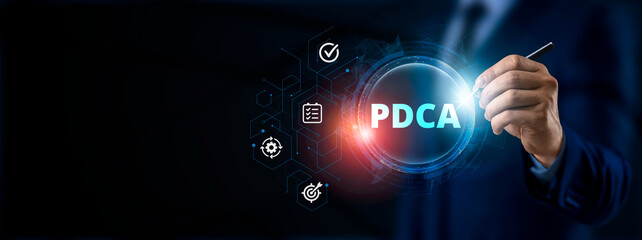 PDCA. Plan Do Act Check – The Crucial Business Technology Concept for Problem Solving and Process Enhancement.
