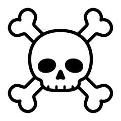 骸骨と骨のシンボル