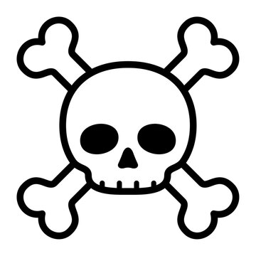 recommend clip art: 骸骨と骨のシンボル
