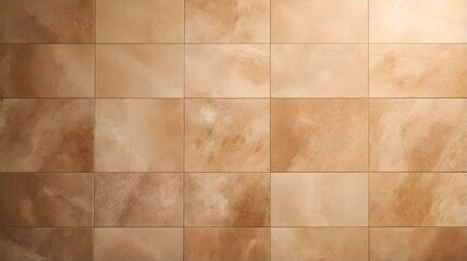 Pattern of Marble Tiles in light brown Colors. Top View