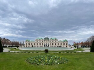Obraz premium Schloss Belvedere Wien