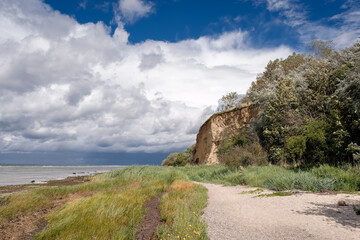 Wanderweg an der Steilküste zwischen Beckerwitz Ausbau und Hohen Wieschendorf