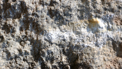 Natural wall made of rough stone.