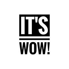 ''It's wow'' Surprise Expression Illustration