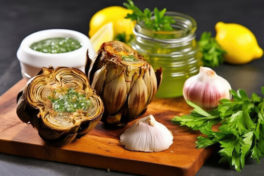 artichokes with garlic