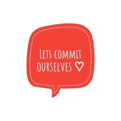 ''Commitment'' Concept, Message