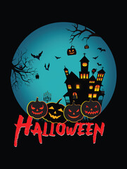 Halloween t shirt design . Halloween party t shirt design. Halloween t shirt design for Halloween day.