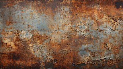 rusty metal texture, generated by ai - obrazy, fototapety, plakaty