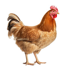 Fototapeta premium chicken isolated on clear background