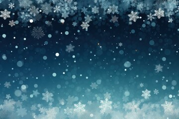 Obraz premium an image of blue snowflakes