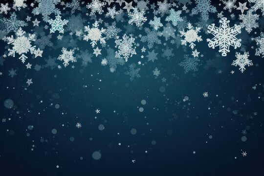 an image of blue snowflakes