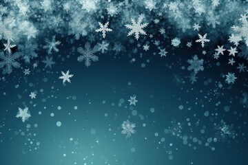 Obraz na płótnie Canvas an image of blue snowflakes