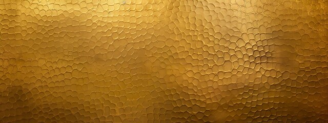 Hammered Golden Brass Texture Web Background Banner, Luxurious Metallic Surface for Elegant Design and Modern Opulence