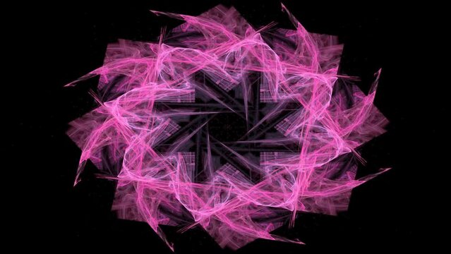 Monochrome abstract mandala sacred geometry, seed flower of life lotus isolated.