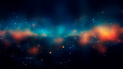 Obraz premium abstract background with blue and black lines