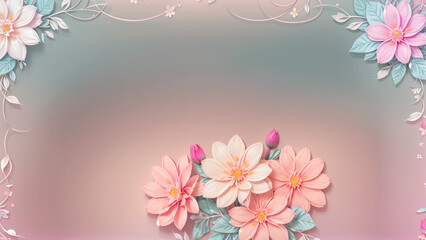 Naklejka premium Flower Backgrounds No.77