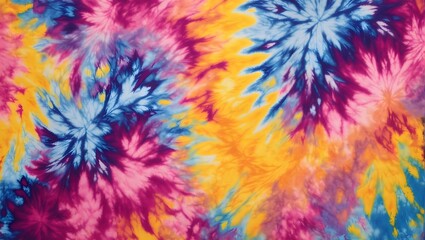 A Vibrant And Eye Catching Tie Dye Background Pattern Resembling A Tie Dye Texture AI Generative