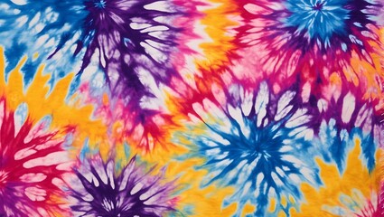 A Vibrant And Eye Catching Tie Dye Background Pattern Resembling A Tie Dye Texture AI Generative