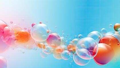 Abstract Bubbles in Vivid Motion 