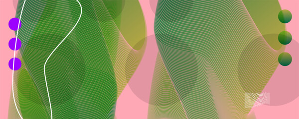 New trend pink color design backgrounds template Technological advances. Graphic design background with geometric elements