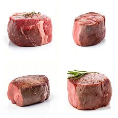 beautiful filet on white background