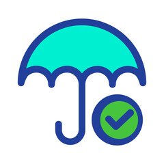 Lineal color Home shield icon