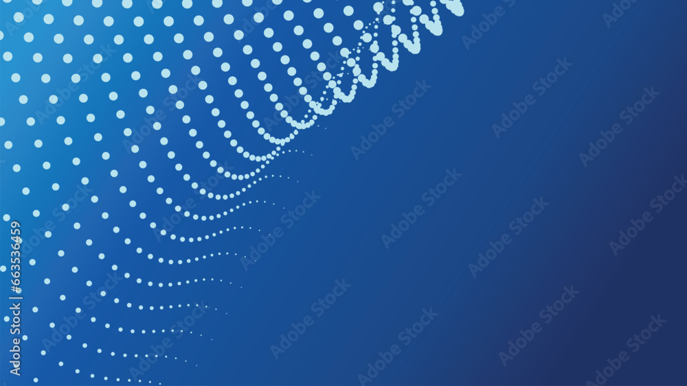 Poster Abstract geometric gradient backdrop. Dots structure, shape. Scientific background.