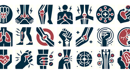 Comprehensive Health Symptoms: Iconic Representation