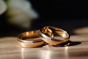 Wedding rings - symbol of love