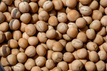 Close up soybeans background top view using for your advertising