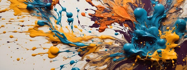 Drop Ink Splashes Texture Background Grunge Illustration Splash Ink Background Liquid Pattern Wallpaper AI Generative