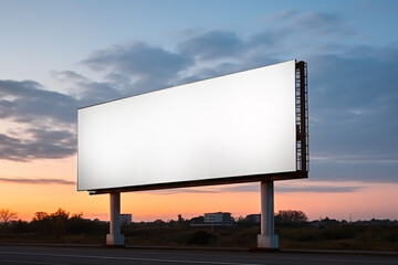 Advertising Billboard Empty Exterior Sign